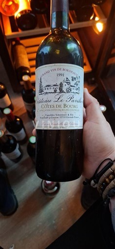 Bordeaux Côtes-de-bourg Château Le Pavillon 1991