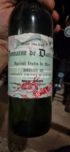 Burdeos Bordeaux Domaine Darbalet Spécial fruits de Mer Sin añada