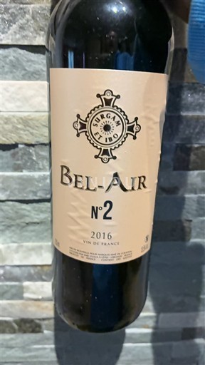 Bordeaux Nespecifikováno Bel-Air N°2 2016