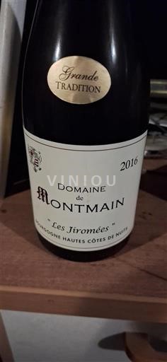 Bourgogne Không được chỉ định Domaine Montmain Les Jiromées 2016