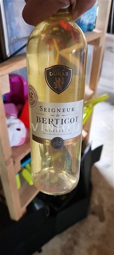 Tây Nam Côtes-de-duras Berticot Seigneur de Berticot Không niên vụ