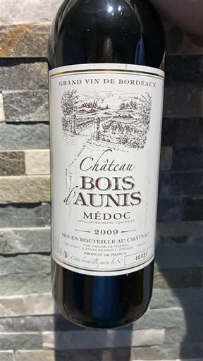Bordeaux Médoc Château Bois d'Aunis 2009