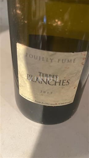 Vale do Loire Pouilly-fumé Pascal Jolivet Terres Blanches 2017