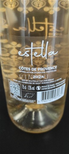 Provenza Côtes-de-Provence Vignerons de Saint Romain Estella 2024