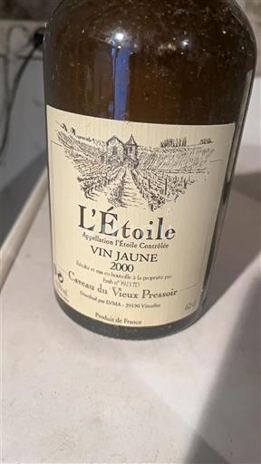 Jura L'Étoile Caveau du Vieux Pressoir 2000