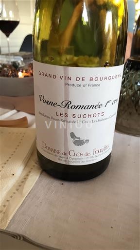 Bourgogne Không được chỉ định Premier Cru Domaine Clos des Poulettes Les Suchots 2019