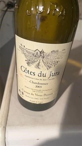Vine Blanc sec Caveau du Vieux Pressoir 2005 Frankrig Jura Côtes-du-jura AOC