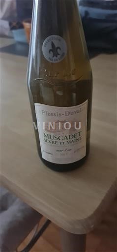 Loiren laakso Muscadet-sèvre-et-maine Plessis-Duval Ei vuosikertaa