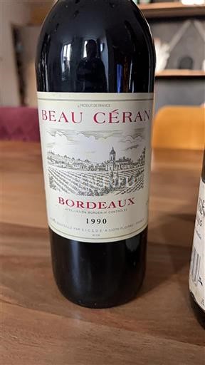 Bordeaux Beau Céran 1990