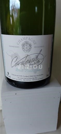 Champagne Cordoinet Père & Fils Brut Tradition Niet-geïntegreerd