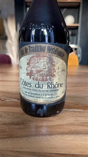 Rhône-dalen Côtes-du-Rhône Les Grands Chais de la Vallée 1990