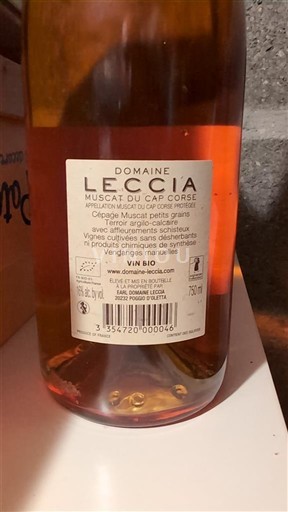 Korzika Muškat s Cape Corse Domaine Leccia 2015