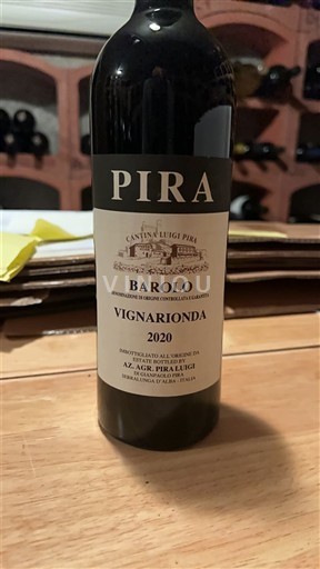 Piemonte Barolo Cantina Luigi Pira Vignarionda 2020
