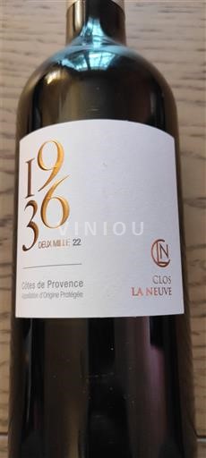 Provence Côtes-de-provence Clos La Neuve 1936 2022