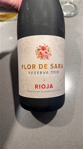 La Rioja rioja Flor de Sara Reserva 2019
