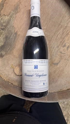 Borgoña Pernand-Vergelesses Domaine Françoise Jeanniard 2006
