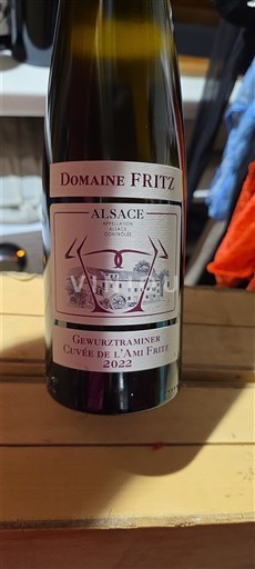 Alsace Domaine Fritz de l'Ami Fritz 2022