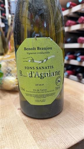 Linguadoca Non specificato Benoît Braujou - Fons Sanatis B... d'Agniane 2019