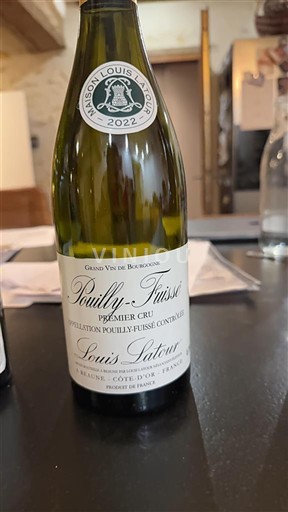 Vini Blanc sec Louis Latour 2022 Francia Borgogna Pouilly-fuissé AOC Premier Cru