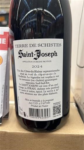 Rhône-dalen Saint-Joseph Terre de Schistes 2024