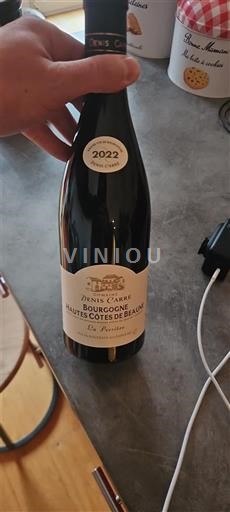 Burgundy Unspecified Denis Carré Les Pierres 2022