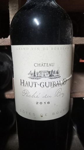 Burdeos Côtes-de-bourg Château Haut-Guiraud Péché du Roy 2016