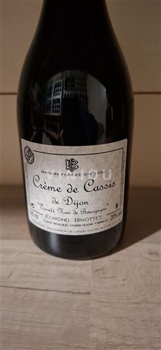 Bourgogne Edmond Briottet Icke årgångsbetecknad