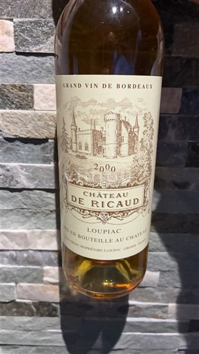 Bordeaux Loupiac Château Ricaud 2000