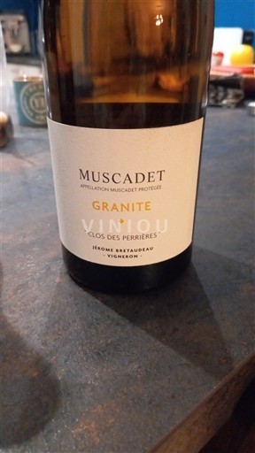 Loiredalen Muscadet Jérôme Bretaudeau Granite Clos des Perrières Icke årgångsbetecknad