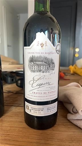Bordeaux Graves-de-vayres Château Lesparre 2004