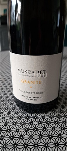 Loiredalen Muscadet Jérôme Bretaudeau Granite Clos des Perrières 2019