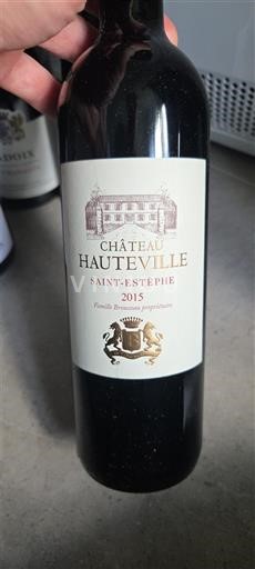 Bordeaux Saint-Estèphe Château Hauteville 2015
