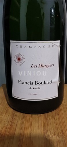 Champanhe Francis Boulard & Fille Les Murgiers 2019