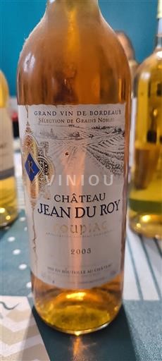 Bordeaux Loupiac Château Jean du Roy 2003