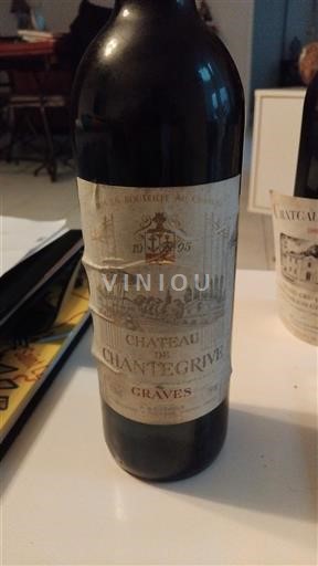 Bordeaux Graves Château Chantegrive 1995