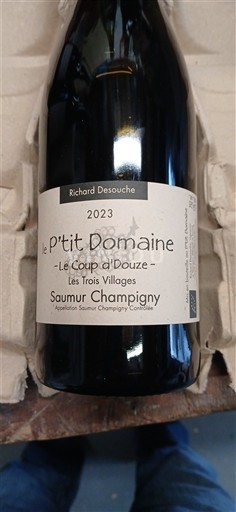 Loiren laakso Saumur-champigny Domaine Le P'tit Domaine Le Coup d'Douze Les Trois Villages 2023