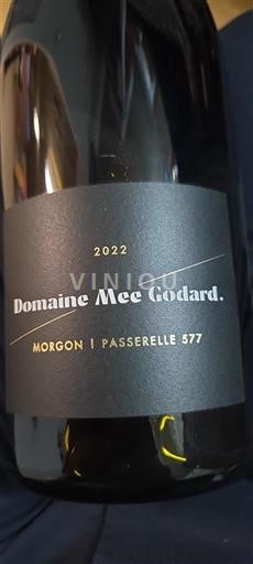 Beaujolais Morgon Domaine Mee Godard Passerelle 577 2022