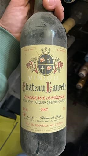 Bordeaux Bordeaux Supérieur Château Laurette 2007