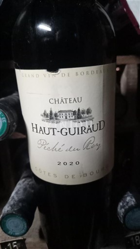 Bordeaux Côtes-de-bourg Château Haut-Guiraud Plaisir du Roy 2020