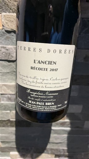 Beaujolais Terres Dorées L'Ancien 2017