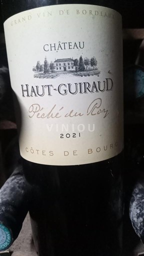 Burdeos Côtes-de-bourg Château Haut-Guiraud Péché du Roy 2021