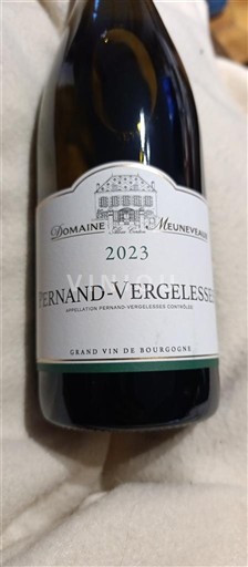 Borgoña Pernand-Vergelesses Domaine Meuneveaux 2023