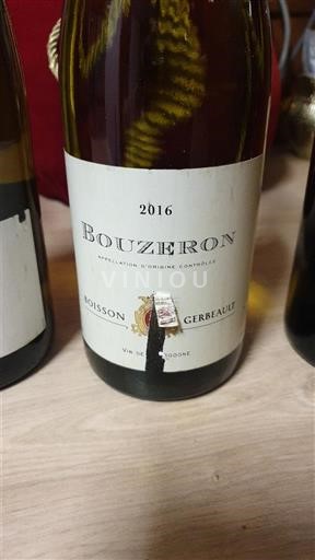 Burgundija Bouzeron Goisson Gerbeault 2016