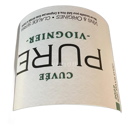 Languedoc-Roussillon Upper Aude Valley Claude serra Pure Viognier 2022