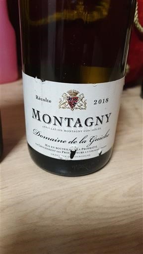 Borgonha Montagny Domaine La Guiche 2018