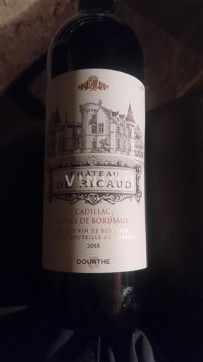 Bordeaux Cadillac-côtes-de-bordeaux Château Ricaud 2018
