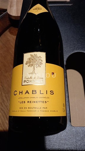 Bourgogne Chablis Isabelle et Denis Pommier Les Reinettes 2021