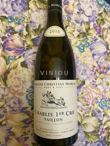 Bourgogne Premier Cru Domaine Christian Moreau Père & Fils Vaillon 2015