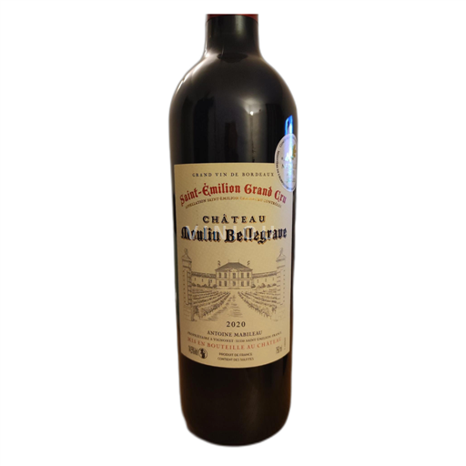 Burdeos Saint-Émilion Gran Cru Moulin Bellegrave 2020