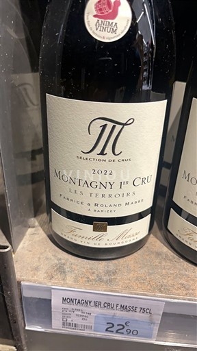 Burgundi Määrittelemätön Premier Cru Fabrice & Roland Masse Les Terroirs 2022